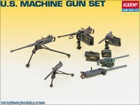 Academy  1/35 U.S. Machine Gun Set Plastic Model