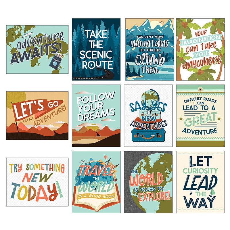 Mini Posters: Let&#x27;s Explore Poster Set