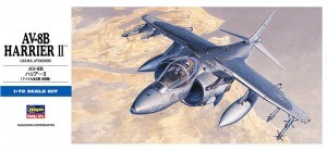 Hasegawa  1/72 AV-8B HARRIER II Plastic Model