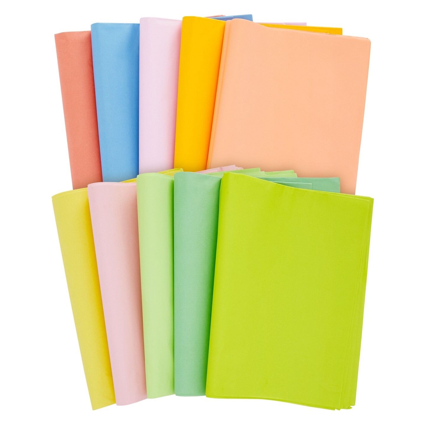 120 Sheets Pastel Tissue Paper for Gift Wrapping Bags, Bulk Set