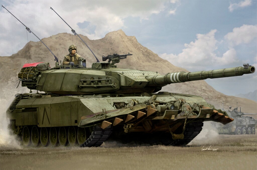 Hobby Boss  1/35 LEOPARD C2 MEXAS W/ TWMP Plastic Model