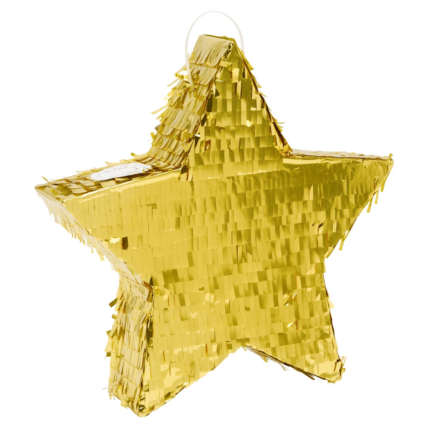 Small Gold Star Pinata for Kids Birthday, Twinkle Twinkle Little Star Gender Reveal Party Decorations, Baby Shower (13 x 3 In)
