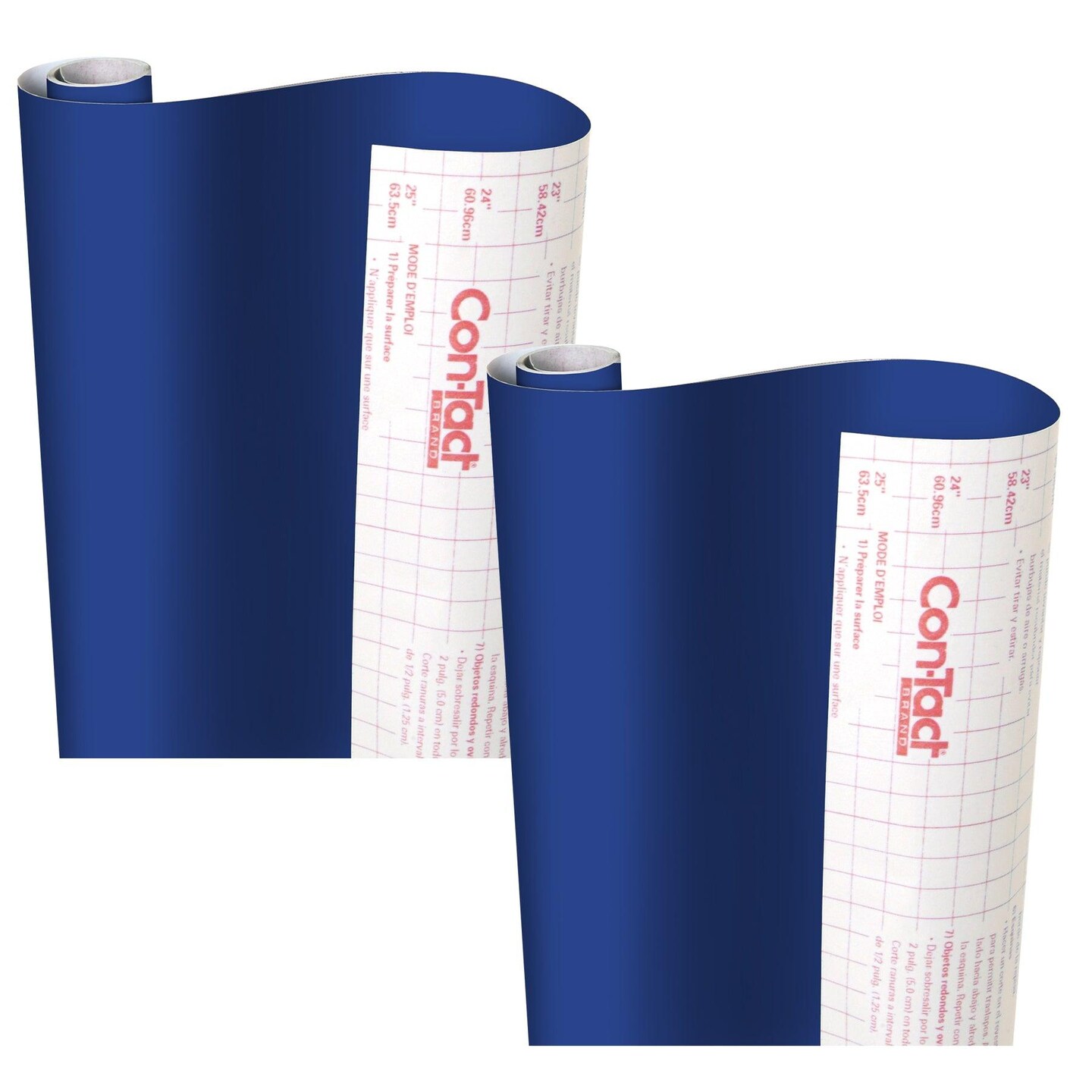 Creative Covering&#x2122; Adhesive Covering, Royal Blue, 18&#x22; x 16 ft, Pack of 2