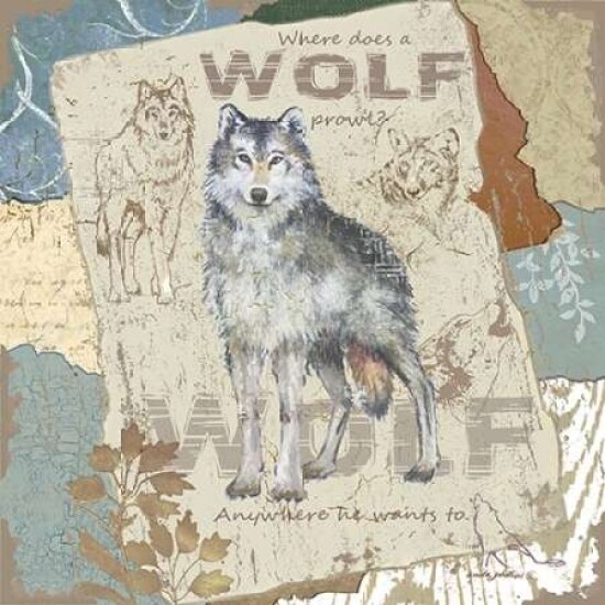Wolf Prowl Poster Print by Anita Phillips - Item # VARPDXAP1980