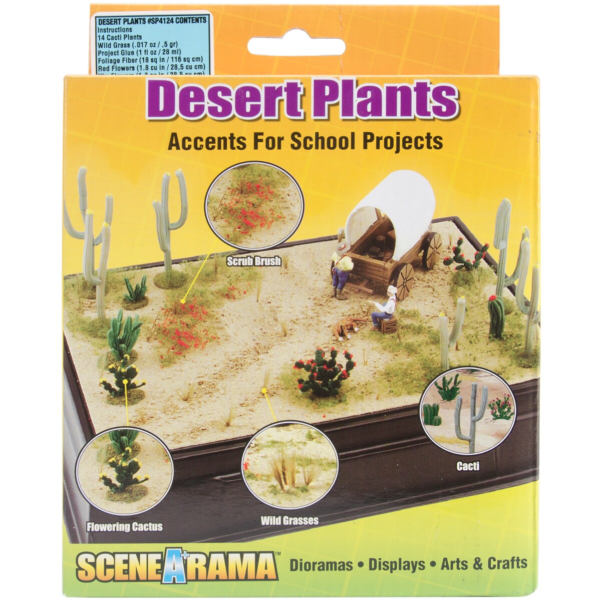 SceneARama Diorama Kit-Desert Plants