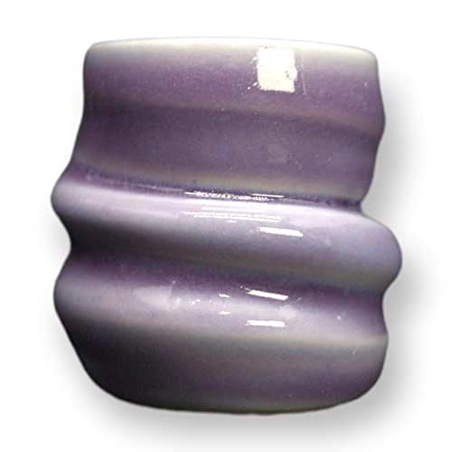 Penguin Pottery - Celadon Series - Glossy Translucent Amethyst - Mid Fire Glaze, High Fire Glaze, Cone 5-6 for Mid Fire Clay, High Fire Clay - Ceramic Glaze Pottery (1 Pint | 16 oz | 473 ml)