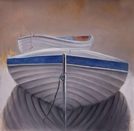 Two Canoe Boats Poster Print by Atelier B Art Studio - Item # VARPDXBEGCOA52