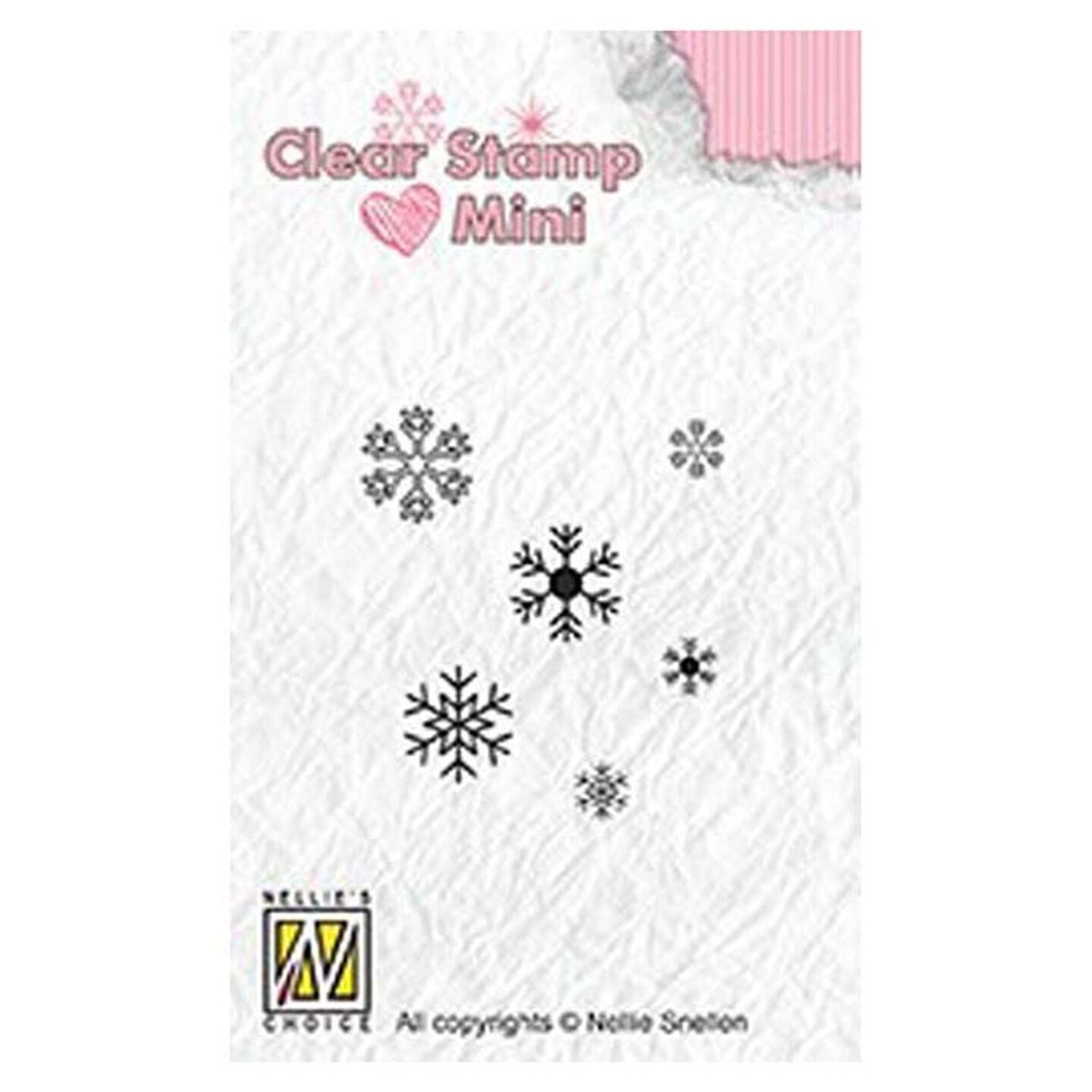 Nellie's Choice - Clear Stamp Snowflakes