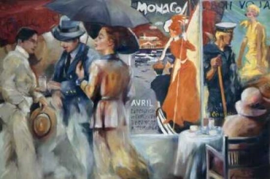 Caf  Bon Voyage Poster Print by Maria Zielinska - Item # VARPDXZMP105