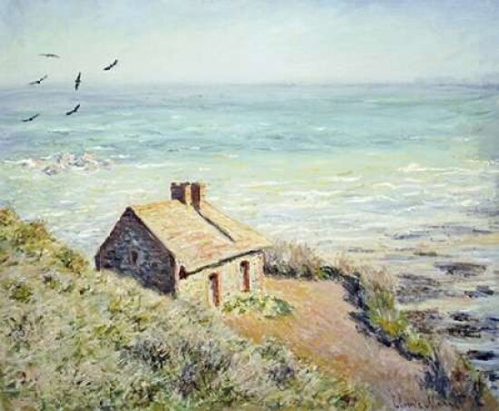 The Customs Hut Morning Poster Print by  Claude Monet - Item # VARPDX265261
