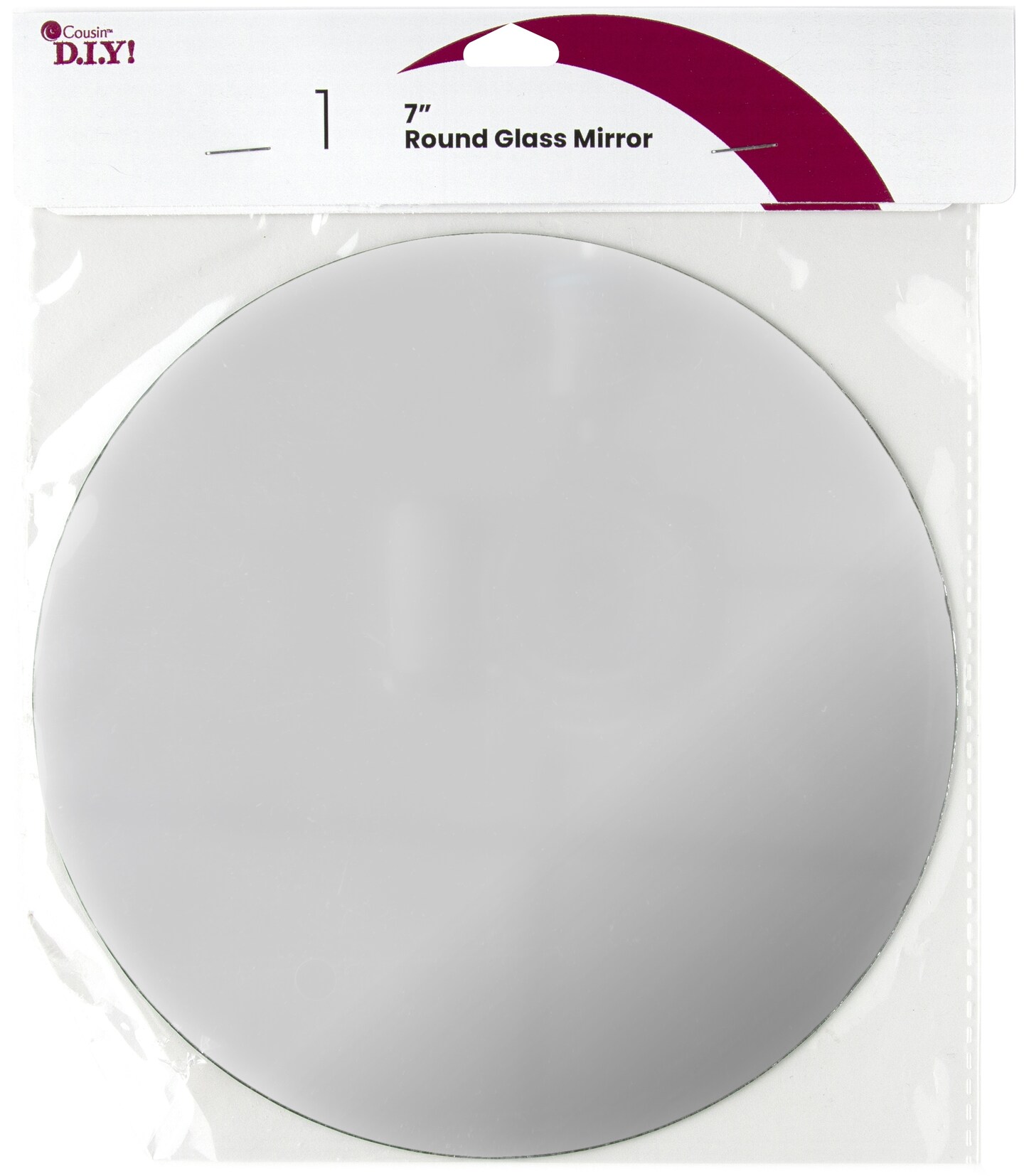 CousinDIY Round Glass Mirror-7&#x22;
