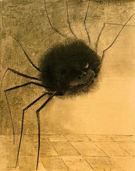 The Smiling Spider Poster Print by  Odilion Redon - Item # VARPDX374046