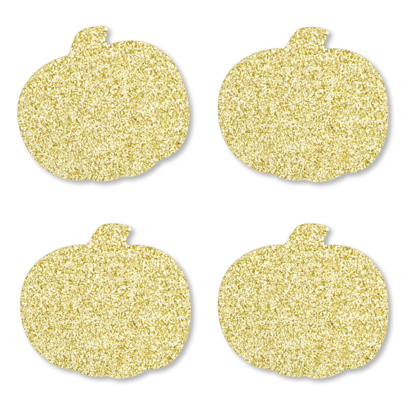 Big Dot Of Happiness Gold Glitter Pumpkin - No-mess Real Gold Glitter 