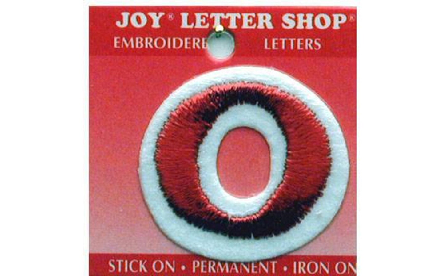 Joy Iron-on Embroidered Letters