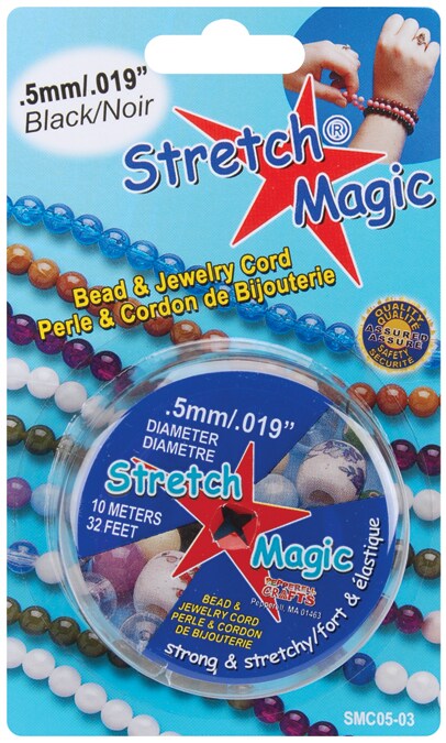 5mm Stretch Magic .Black 10 meter pkg - da Bead Shop