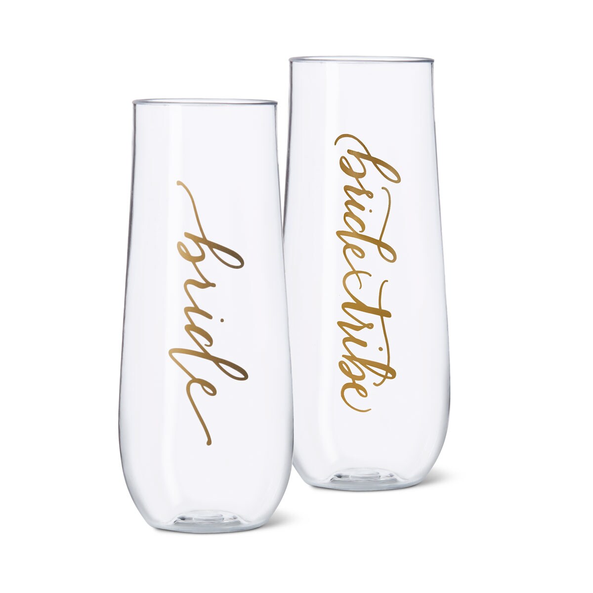 Bride Tribe Durable Plastic Stemless Champagne Cup