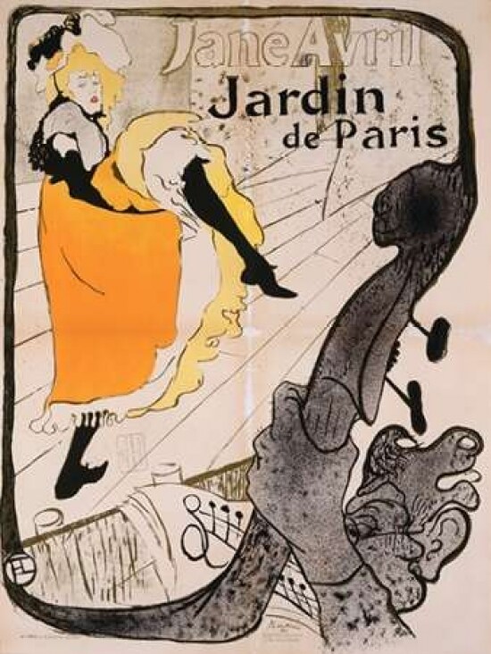 Jane Avril Poster Poster Print by Henri de Toulouse-Lautrec - Item # VARPDX3TL568