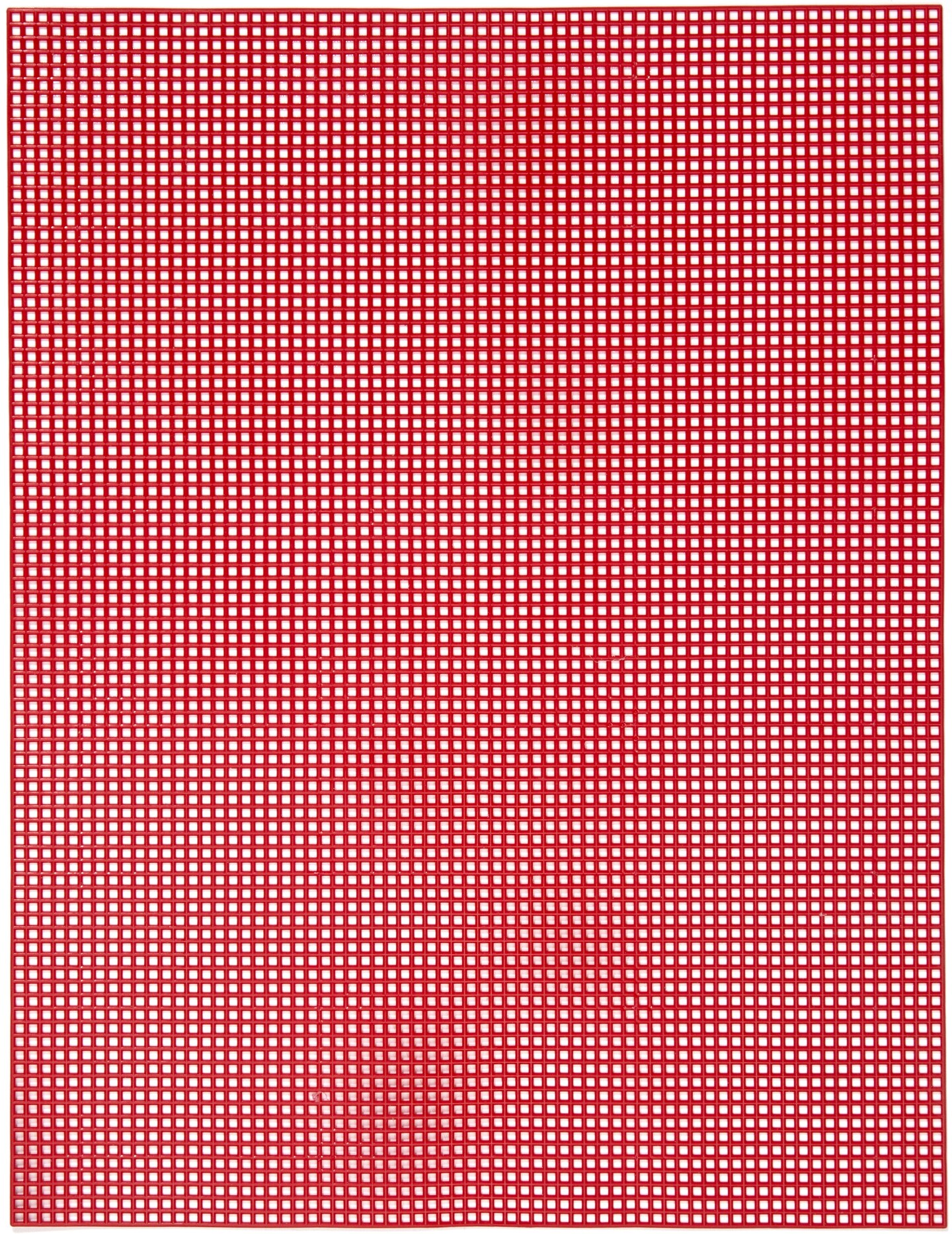 CousinDIY Plastic Canvas 7 Count 10&#x22;X13&#x22;-Christmas Red