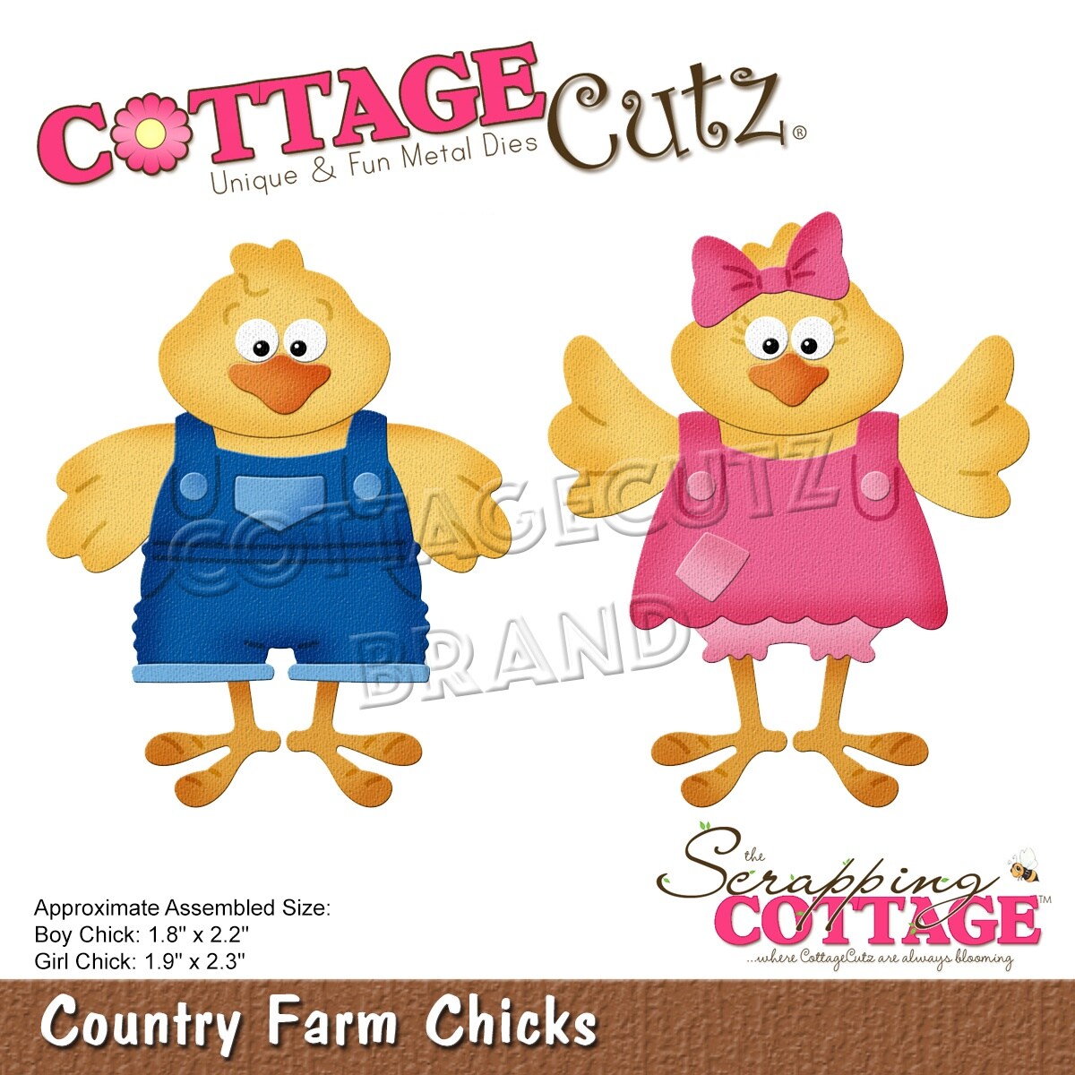 CottageCutz Dies-Country Farm Chicks 1.8&#x22; To 2.3&#x22;