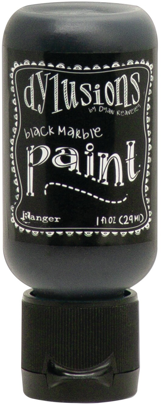 Dylusions Acrylic Paint 1oz-Black Marble