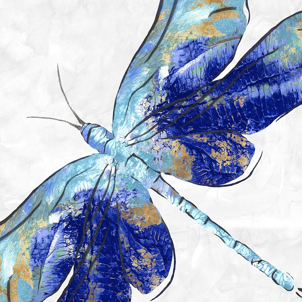 Blue Dragonfly Poster Print by Eva Watts - Item # VARPDXEW162A