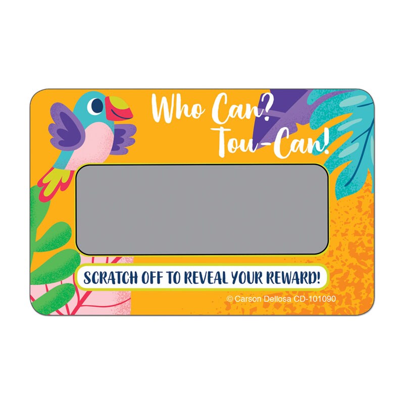 Who Can? Tou-Can! Scatch Off Awards &#x26; Certificates