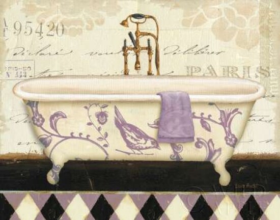 Lavender Marche de Fleurs Bath II Poster Print by Lisa Audit - Item # VARPDX9479