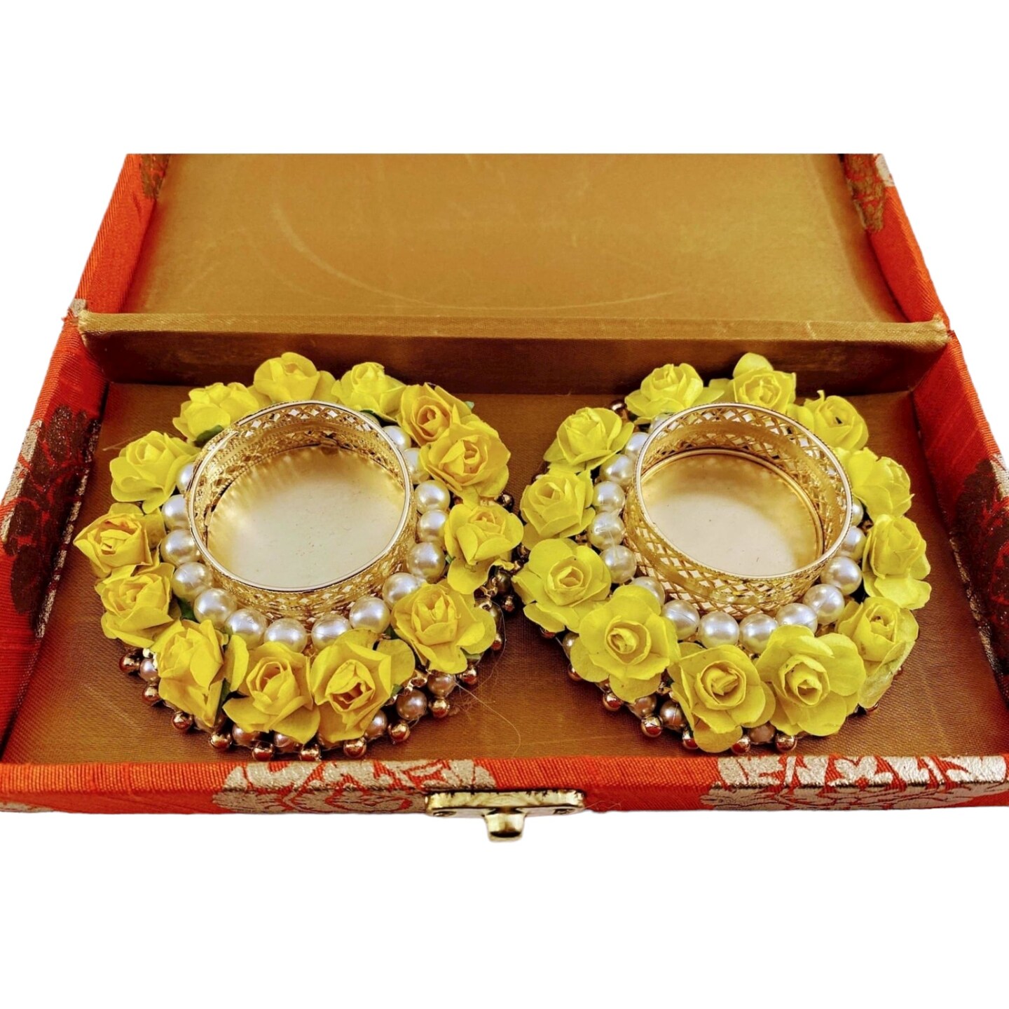 Pongal Gift Boxes, Candle Holder Ugadi Gift Box Hamper Basket, for Employees, Home Office Friends , Family &#x26; Relatives