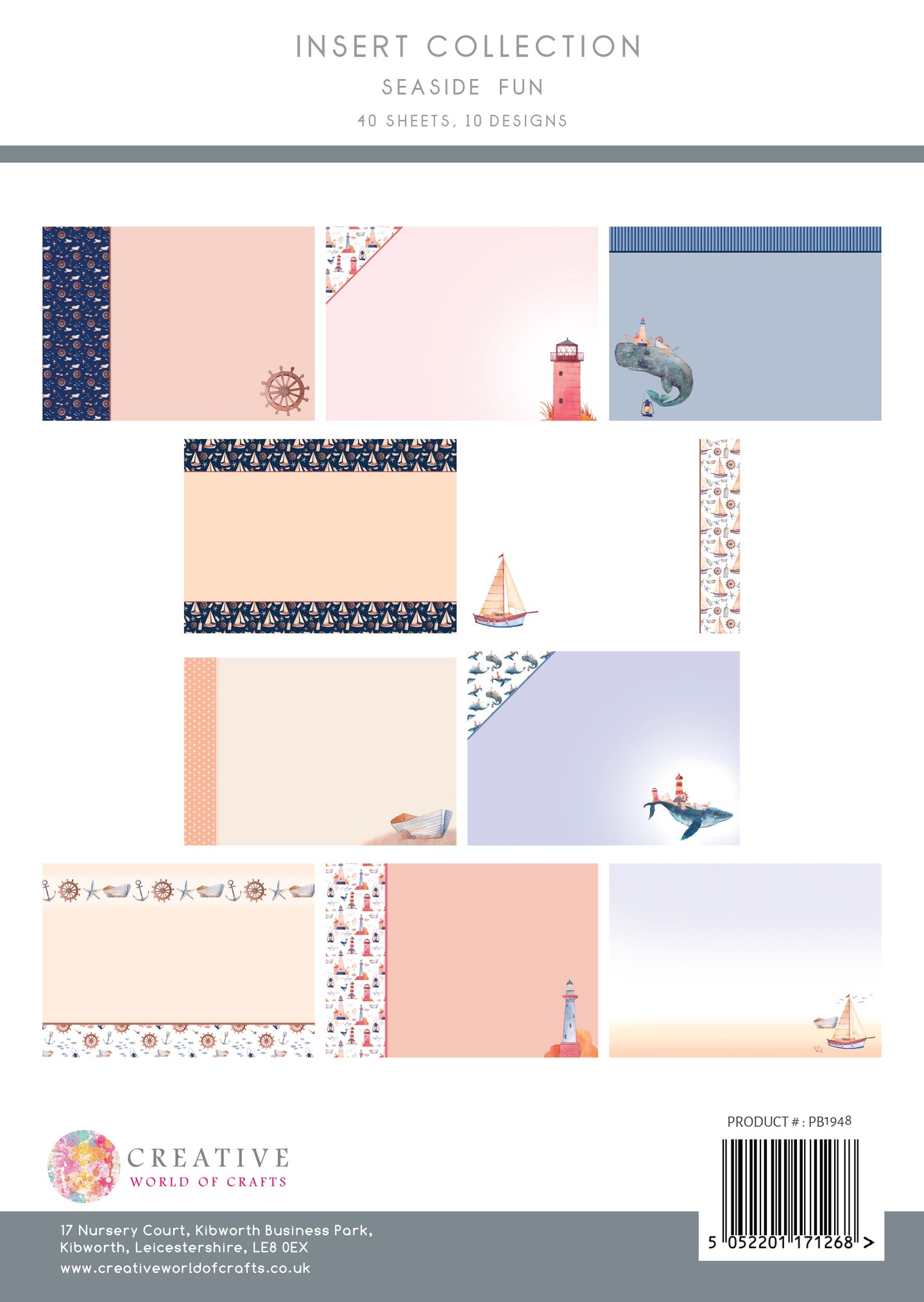The Paper Boutique  Seaside Fun Insert Collection