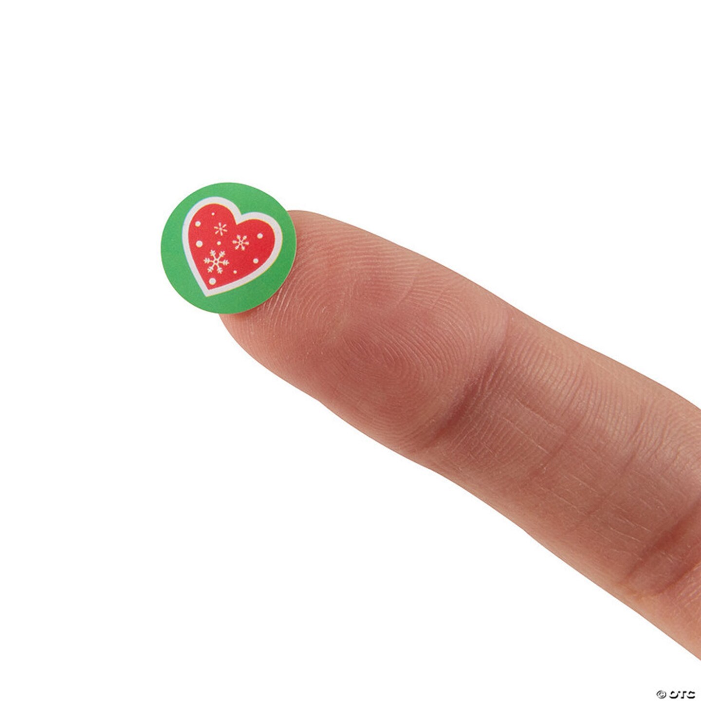 Mini Christmas Sticker Roll Bulk 1000 Pc.