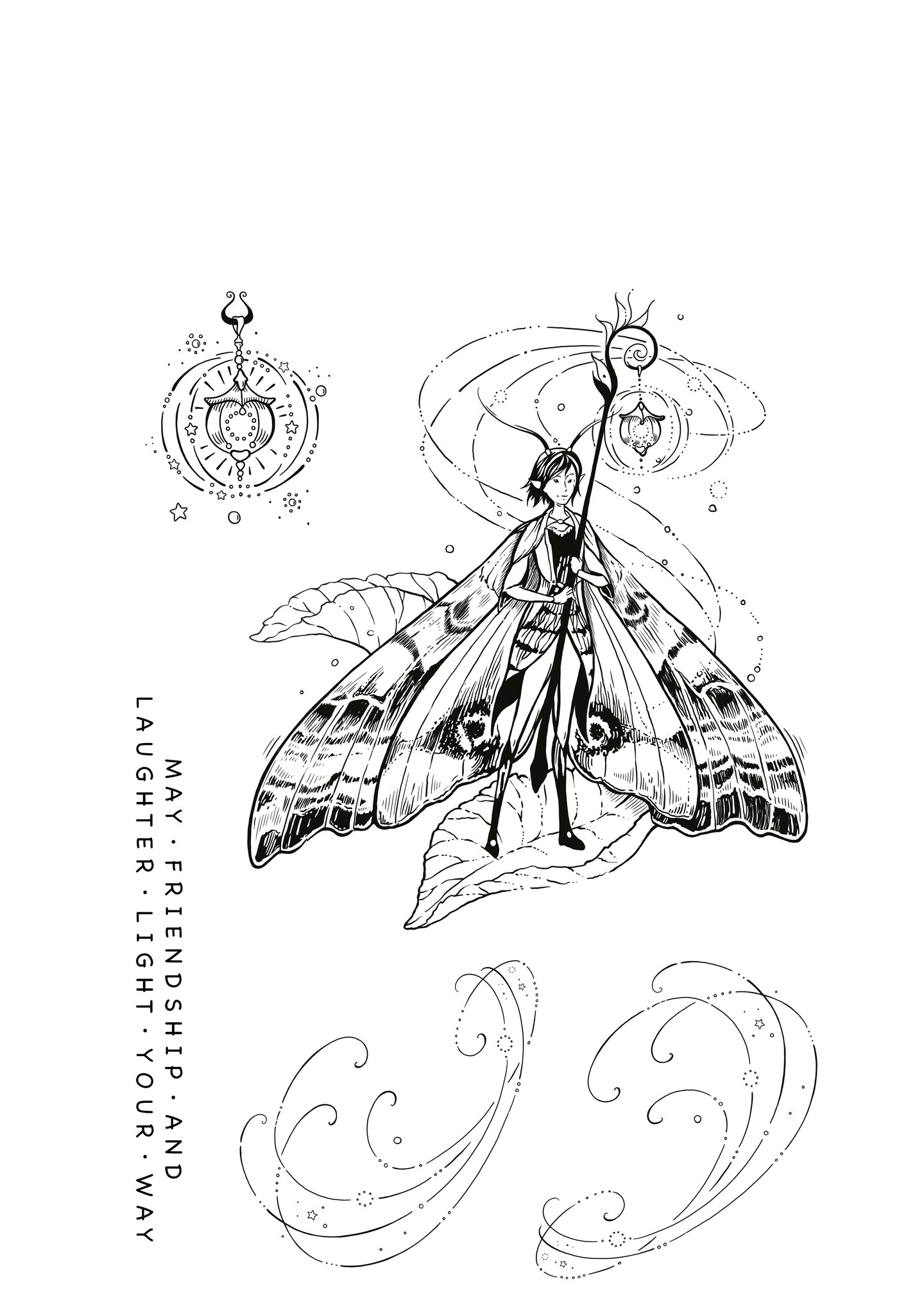 Katkin Krafts  Sphinx 6 in x 8 in Clear Stamp Set