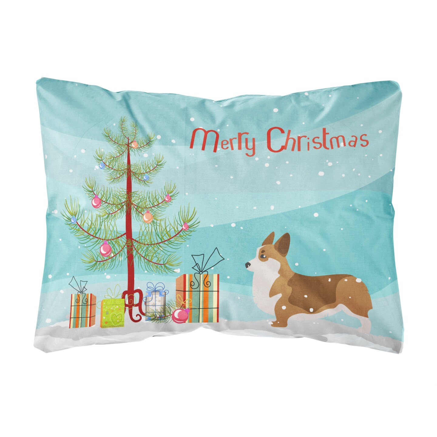 Corgi christmas pillow best sale