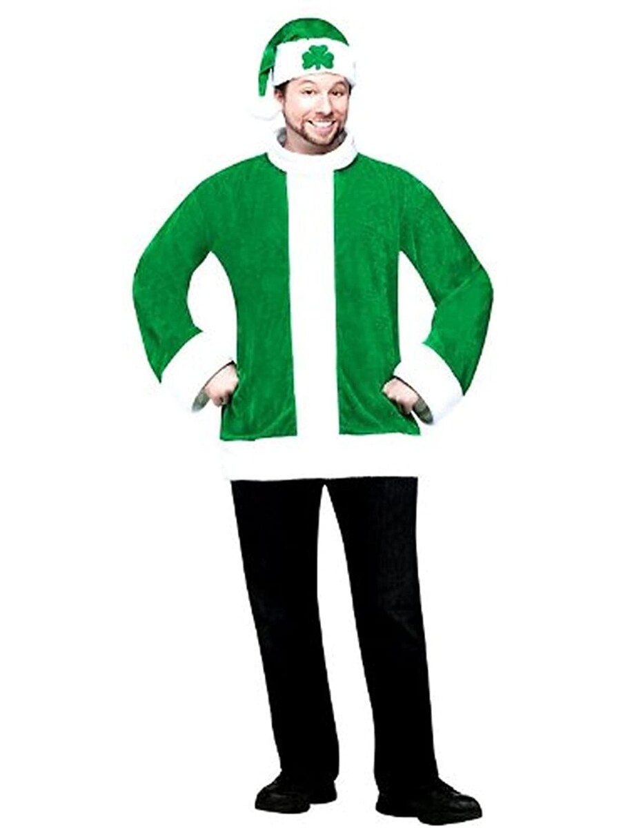 Irish Santa O&#x27;Claus Men&#x27;s Costume Standard 33-42