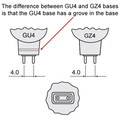Satco 3w LED MR11 Warm White 3000k GU4 FL25 Light bulb - 20w Equivalent