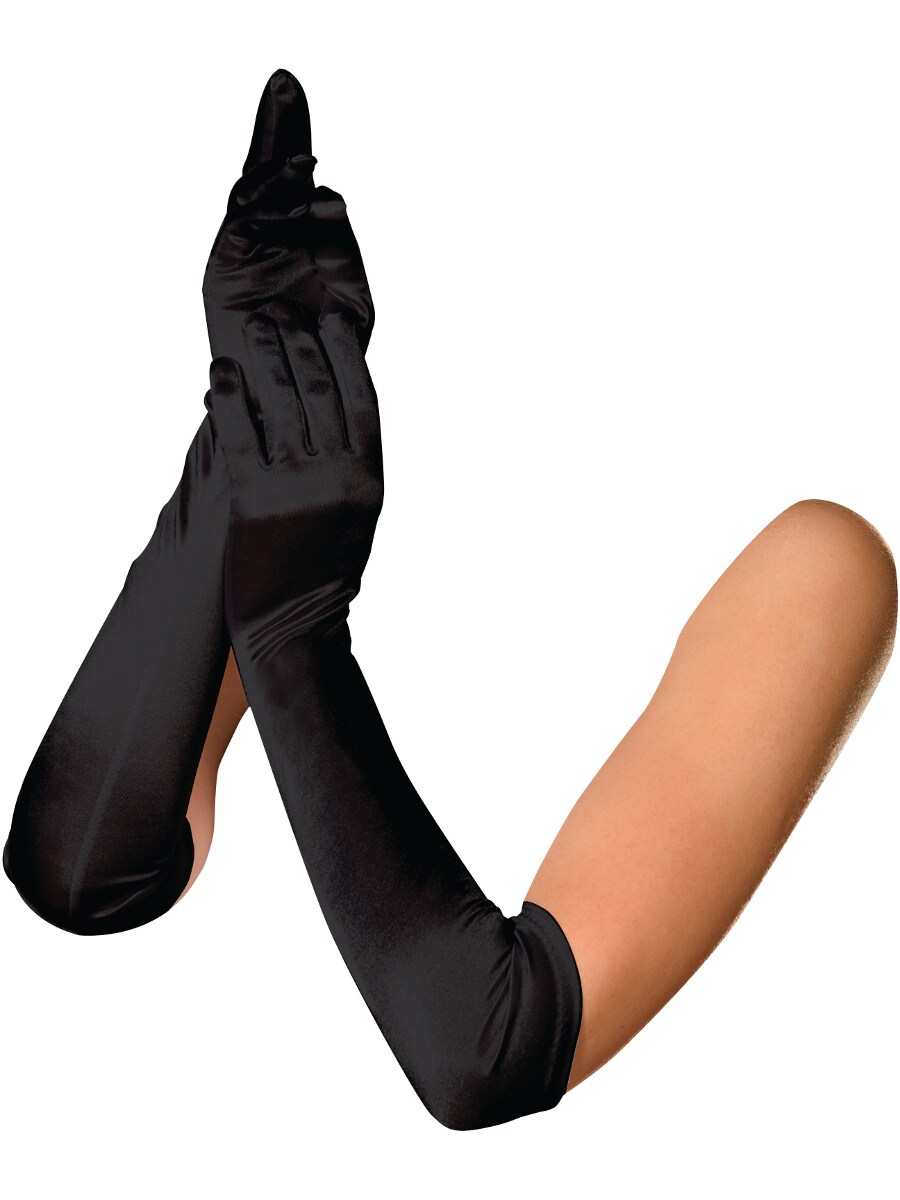 Women&#x27;s Black Opera Gloves Costume Accessory