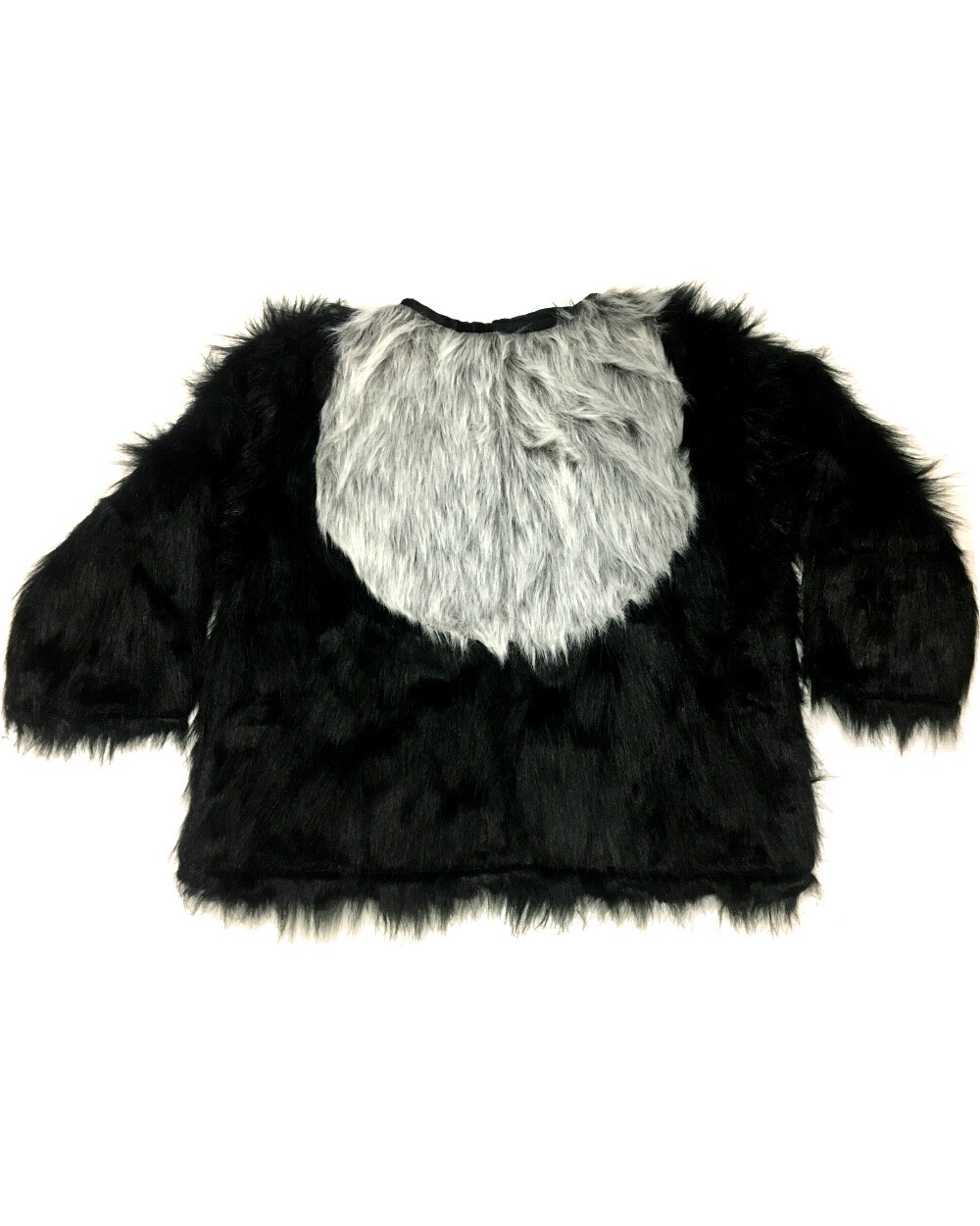 Adult&#x27;s Mens Gorilla Ape Puppy Monkey Harambe Tribute Faux Fur Shirt