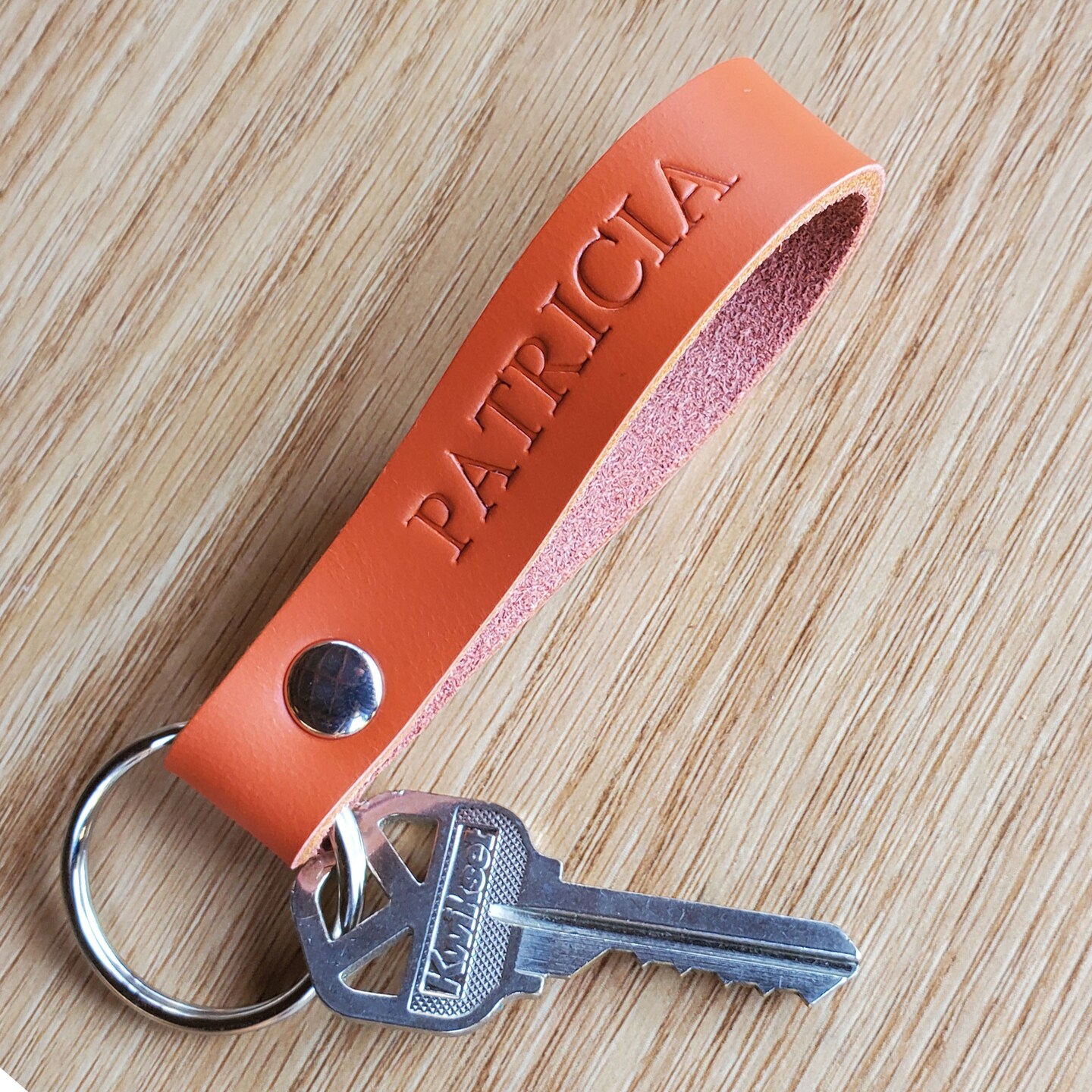 12 Pack Leather Keychains-Laser engraving, Hot foil stamping, Promotional Gifts, Fundraising Event