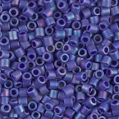 Miyuki Delica Bead 8/0, DBL0880, Matte Opaque CobaLight AB