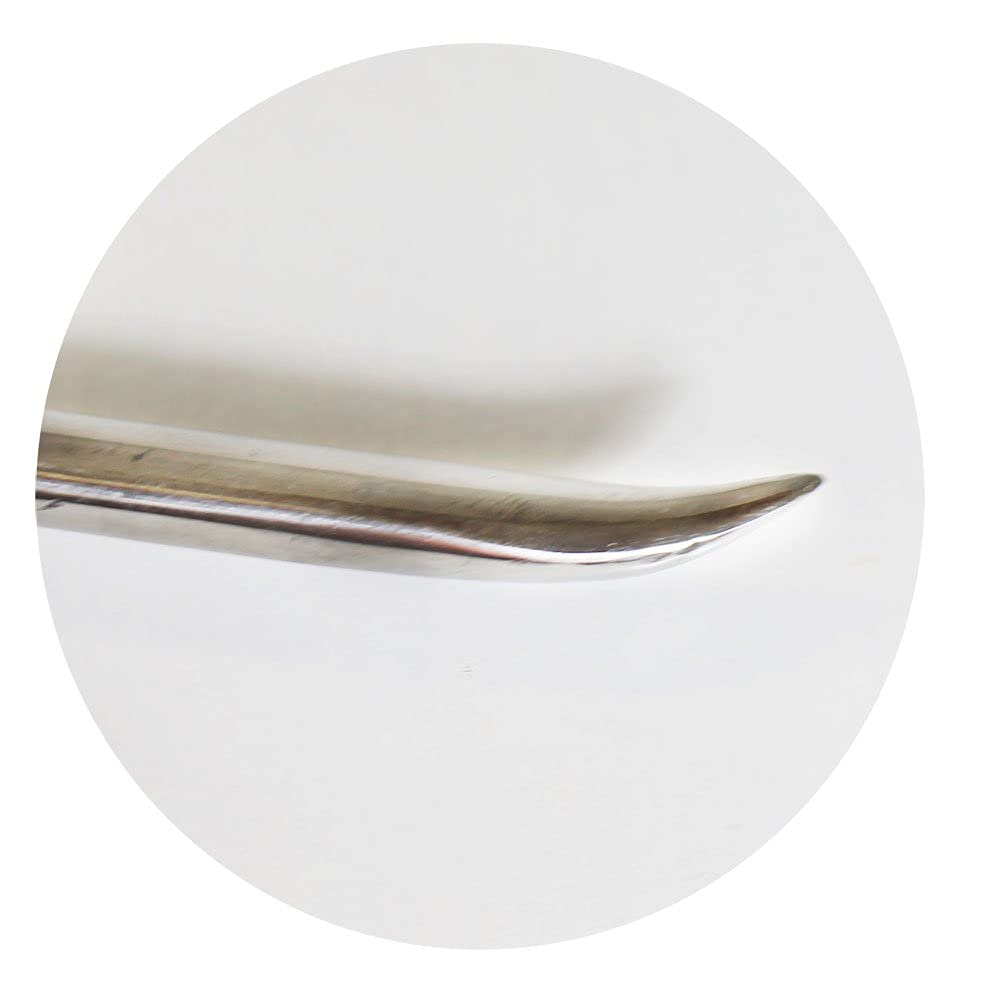 JEWEL TOOL 6 Inch Curved Burnisher with Wooden Handle - TJ9786