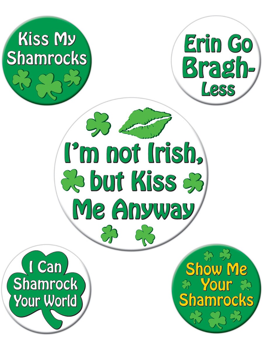 Saint Patrick's Day Sexual Innuendo Buttons Costume Accessory | Michaels