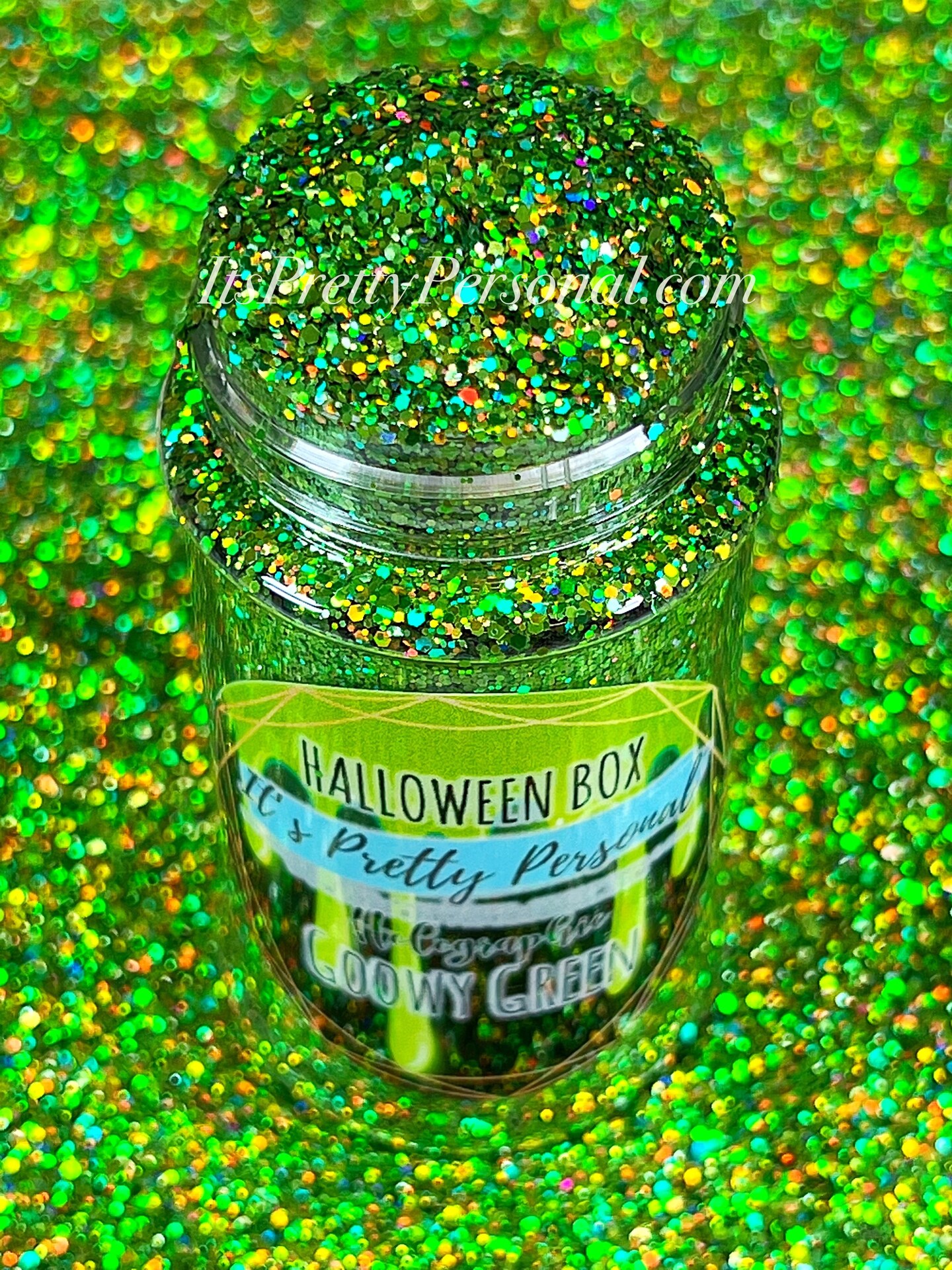 &#x201C;Goowy Green&#x201D;- Makers Monthly Box Color Green Holographic