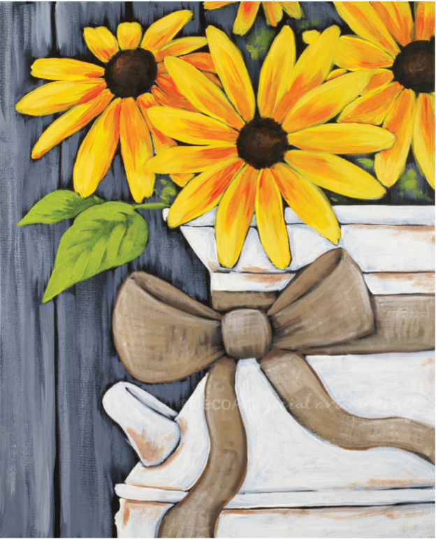 Milk Can Bouquet Painting Kit