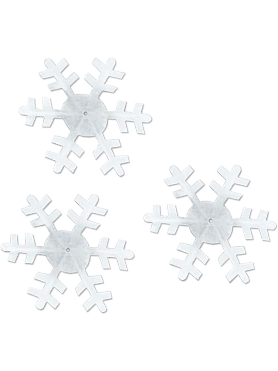 4&#x22; Snowflakes Festive Winter Holiday Season Home Decor Decoration