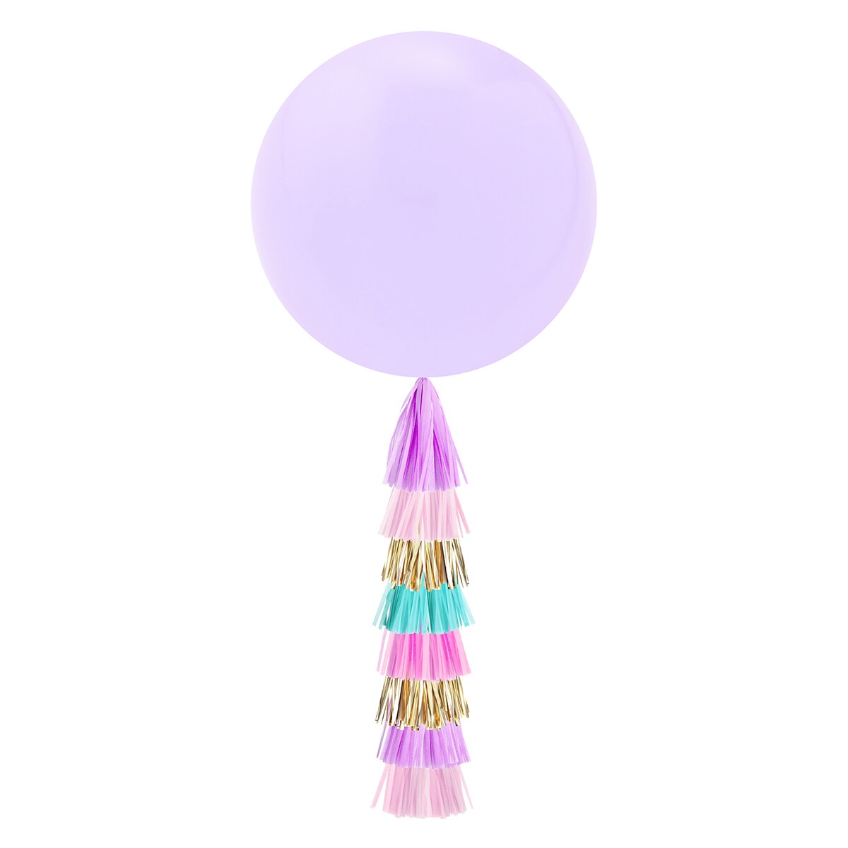 Jumbo Balloon &#x26; Tassel Tail - Unicorn
