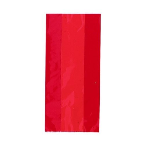 30 Pack Ruby Red Cello Bags