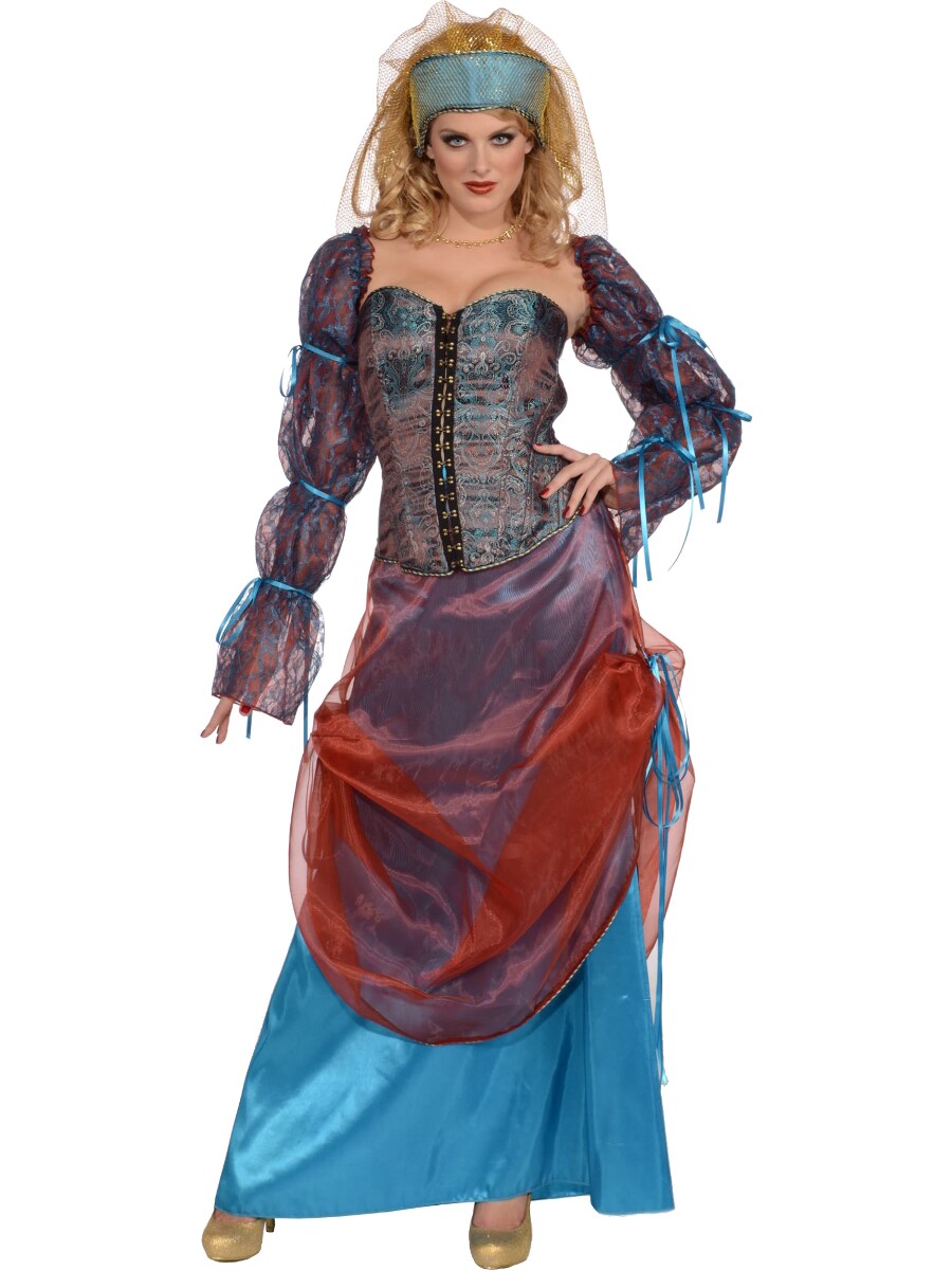 Medieval Renaissance Courtesan Women&#x27;s Costume