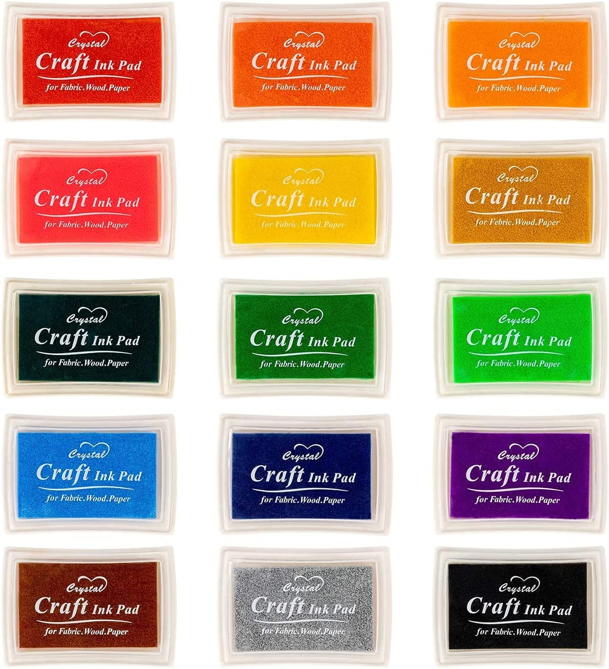 Pixiss Stamp Carving Kit, 3 Rubber Blocks, Brayer, Lino Carver, Knife Kit, 15 Ink Pads