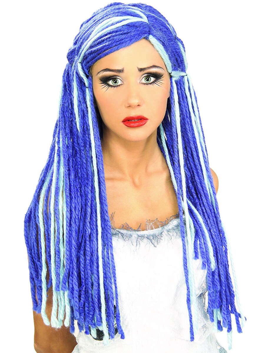 Corpse Bride Blue Wig for Women