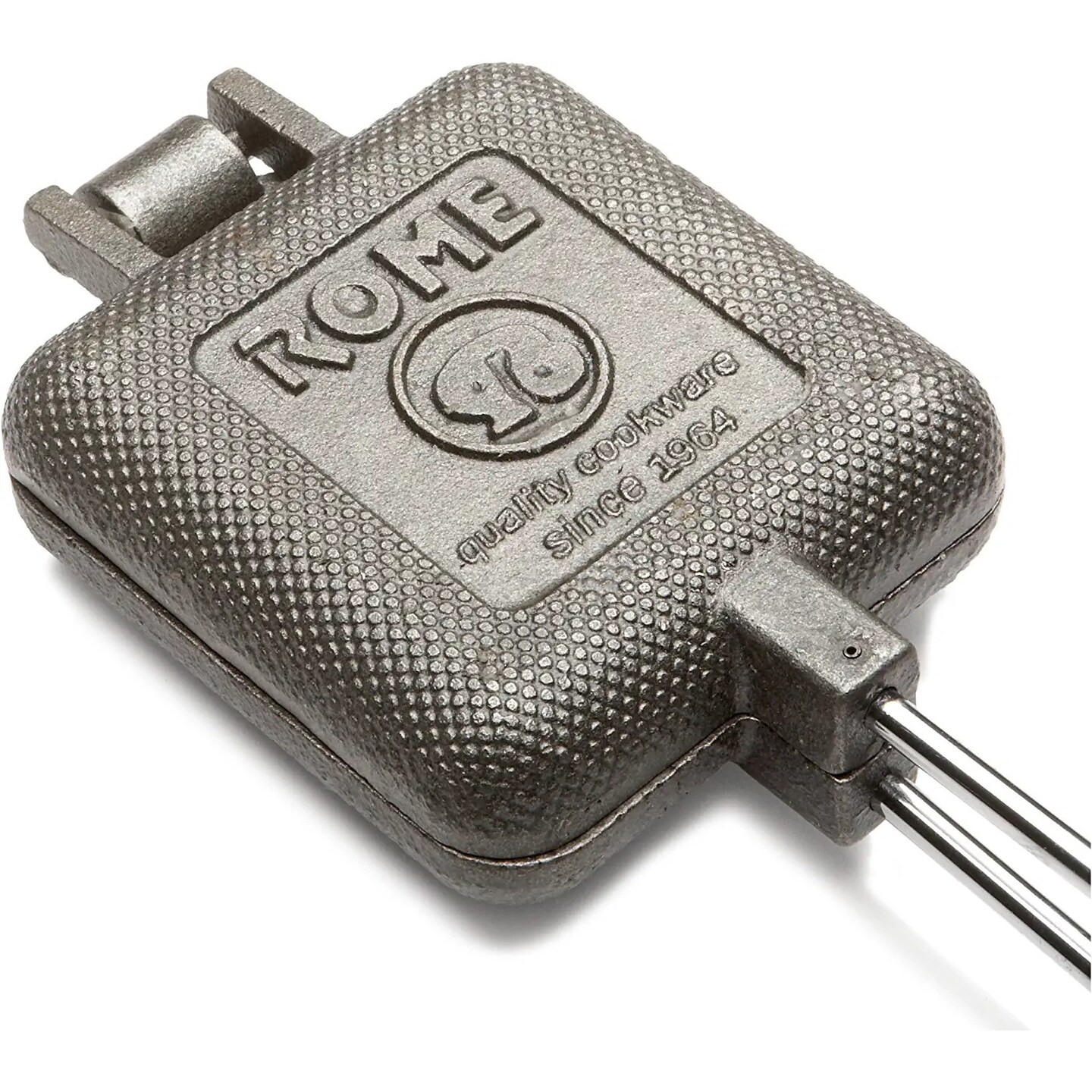 Rome Industries 1705 Cast Iron Campfire Pie Iron Square Sandwich Cooker