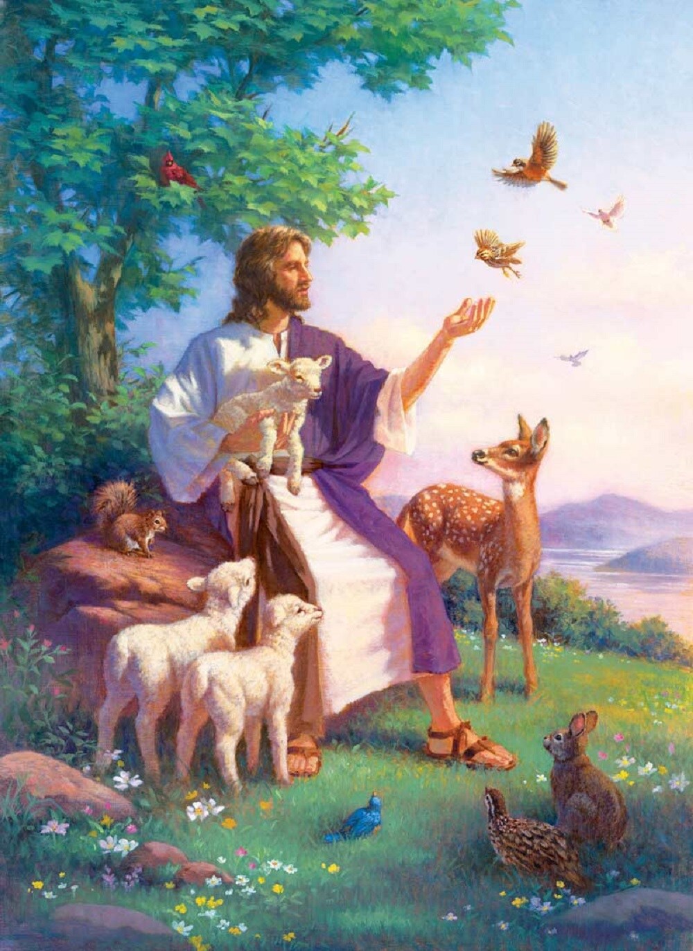 Sunsout Love for All 500 pc Large Pieces Easter Jigsaw Puzzle 55960